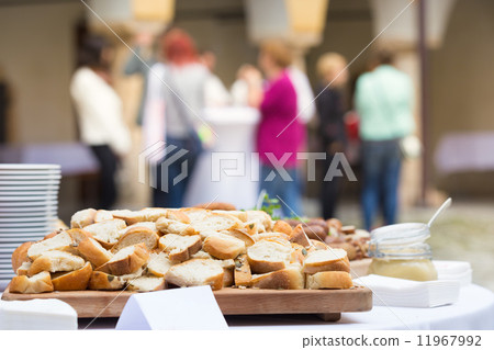 Catering at the business event. Catering at the business event. 11967992