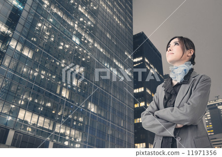 Confident Asian business woman 11971356