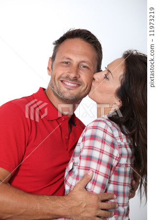 Couple kissing 11973219