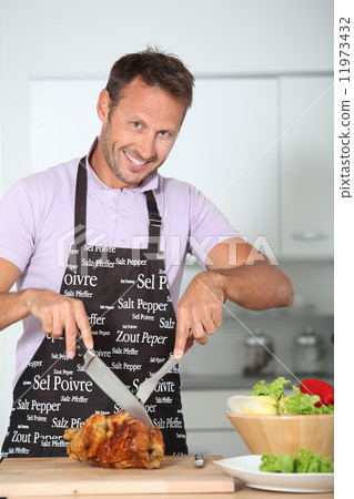 Man preparing meal 11973432
