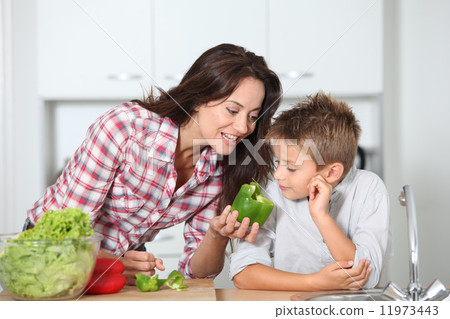 Cooking in family Cooking in family 11973443