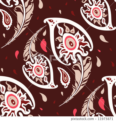 Beautiful peacock Feathers. Seamless background. 11973871