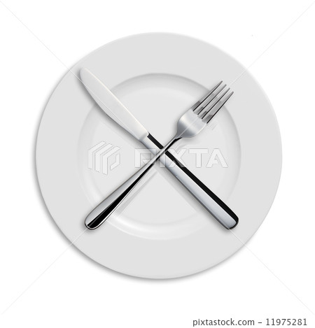 Dinner plate, fork, knife, Dinner plate, fork, knife, 11975281