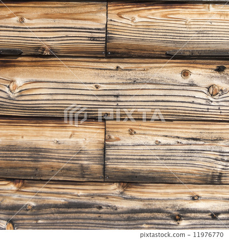 Big Brown wood plank wall texture background 11976770