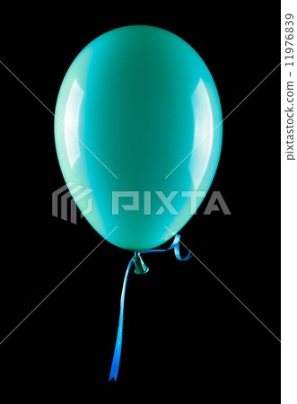 flying balloons isolated 11976839