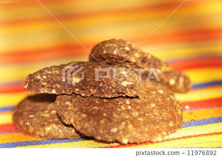 cookies isolated on background 11976892