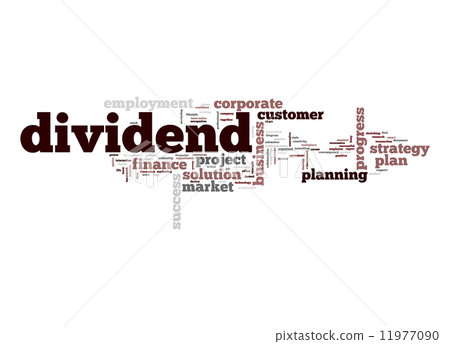 Dividend word cloud 11977090