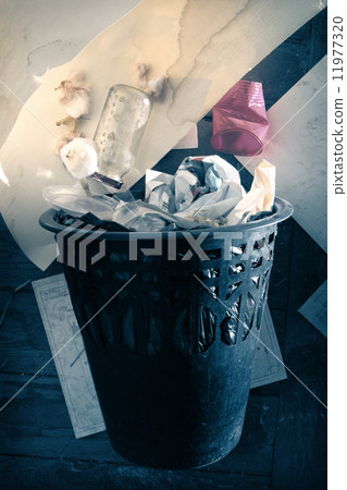 Messy place with paper 11977320