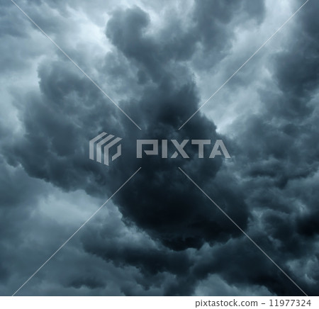 Stormy grey cloudy sky Stormy grey cloudy sky 11977324