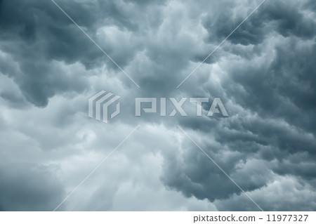 Stormy grey cloudy sky 11977327