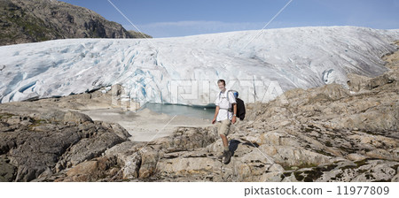Svelgabreen glacier (Folgefonna National Park, Hordaland county, 11977809