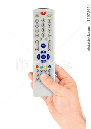 Hand with remote control Hand with remote control 11978624