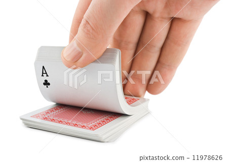 Hand and playing cards Hand and playing cards 11978626