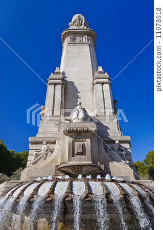 Cervantes Monument at Madrid Spain 11978918