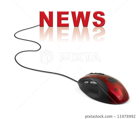 Computer mouse and word News 11978992