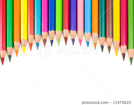 colorful background with pencils 11979820