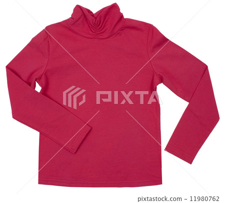 Child turtleneck. Isolated on white background. 11980762