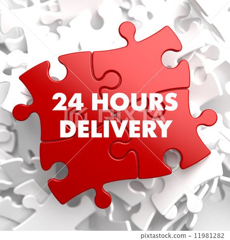 Red Puzzle - 24 hours Delivery. 11981282