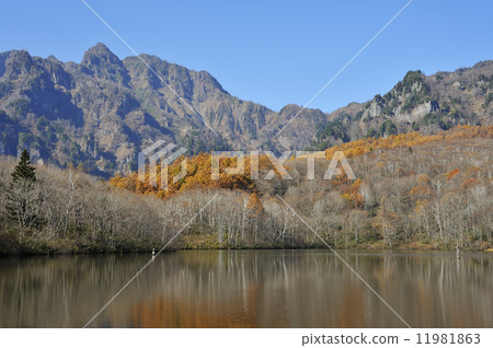 Togakushi and the mirror pond 11981863