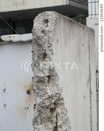 Collapsed Concrete Fence Collapsed Concrete Fence 11983689