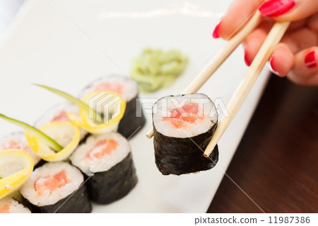 sushi in the bar sushi in the bar 11987386