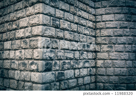 big brick wall grunge corner background big brick wall grunge corner background 11988320