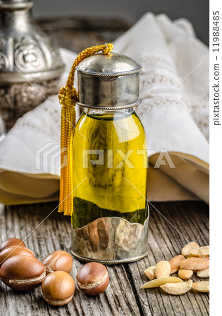 Argan oil with fruits Argan oil with fruits 11988485
