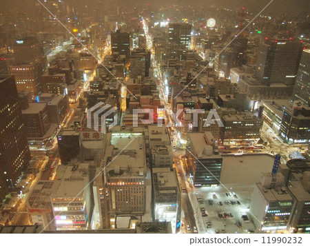 Sapporo Odori Night view Sapporo Odori Night view 11990232