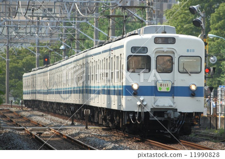 [TJ] Tobu Tojo Line 8000 series train (8111F: retirement mark) 11990828