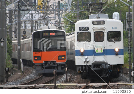 [TJ] 東武東上線 50000 系列、8000 系列 8111F：退役標誌 11990830