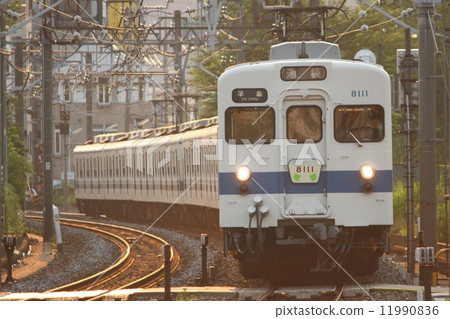 [TJ] Tobu Tojo Line 8000 series train (8111F: retirement mark) 11990836