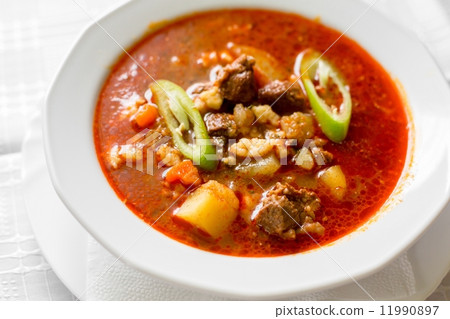 Traditional Hungarian goulash 11990897