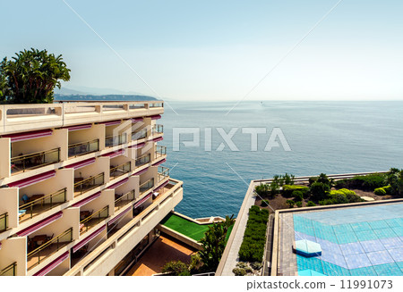 Picturesque seaside. Monte Carlo, Principality of Monaco 11991073