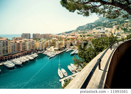 View of Fontvieille. Principality of Monaco 11991081