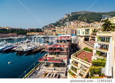 View of Monaco Hercule port View of Monaco Hercule port 11991083