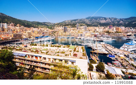 Principality of Monaco harbor 11991088