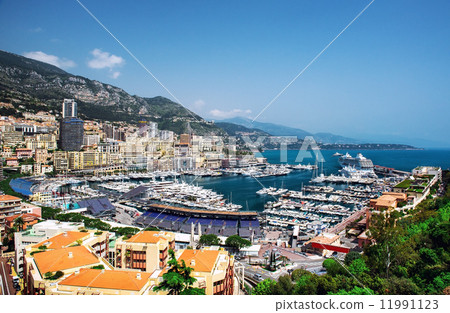 Cityscape and harbor of Monte Carlo 11991123
