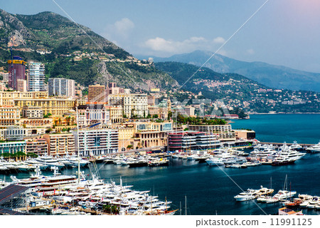 Cityscape and harbour of Monte Carlo 11991125