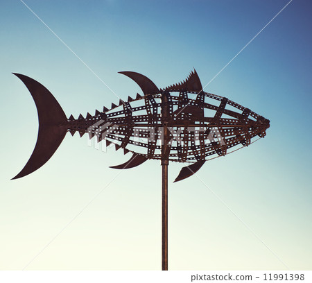 Tuna wind vane. Tarifa town, Cadiz. Spain 11991398