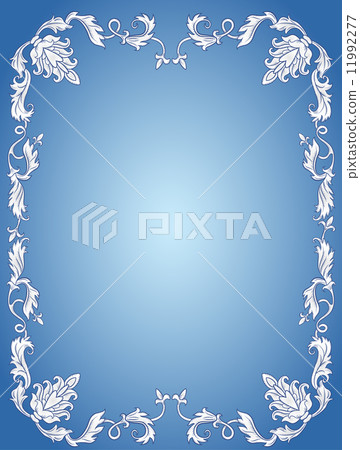 Vintage ornament frame 11992277