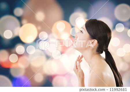 Asian beauty face 11992681