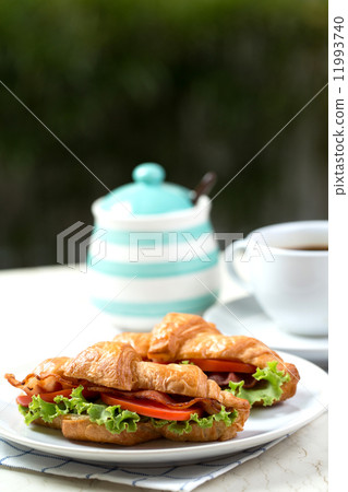 Close up Croissants breakfast food 11993740