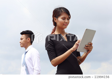 Two Asian businessmen Two Asian businessmen 11994156