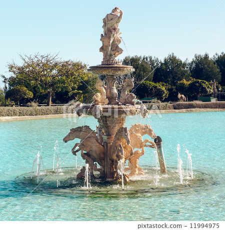 View of Neptune Fountain in Baroque style View of Neptune Fountain in Baroque style 11994975
