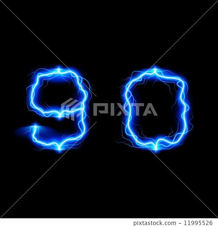 High voltage font High voltage font 11995526