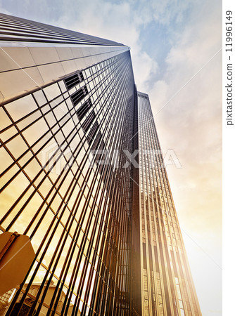 office tower at dawn 11996149
