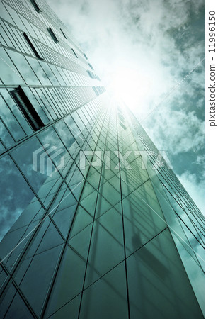glass and steel office building 11996150