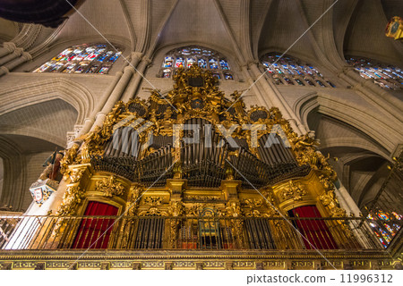 西班牙世界遺產托萊多大教堂管風琴 11996312