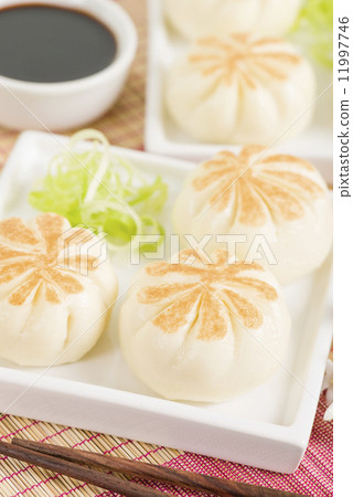 Salapao - Thai steamed buns filled with chicken. Salapao - Thai steamed buns filled with chicken. 11997746