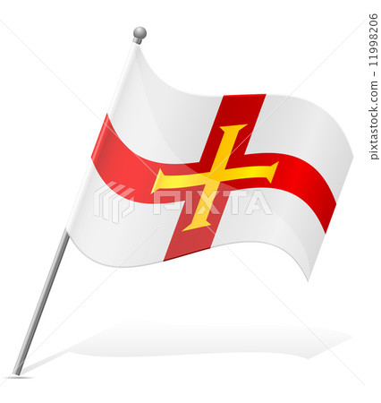 flag of Guernsey vector illustration 11998206